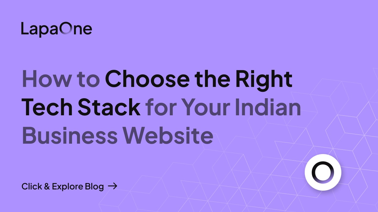 How to Choose the Right Tech Stack for Your Indian Business Website