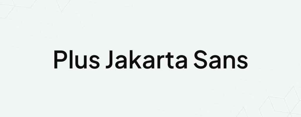 Plus Jakarta Sans