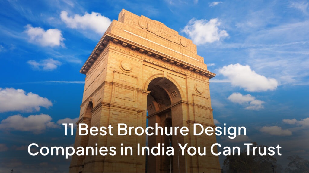 Best Brochure Design Companies in India You Can Trust